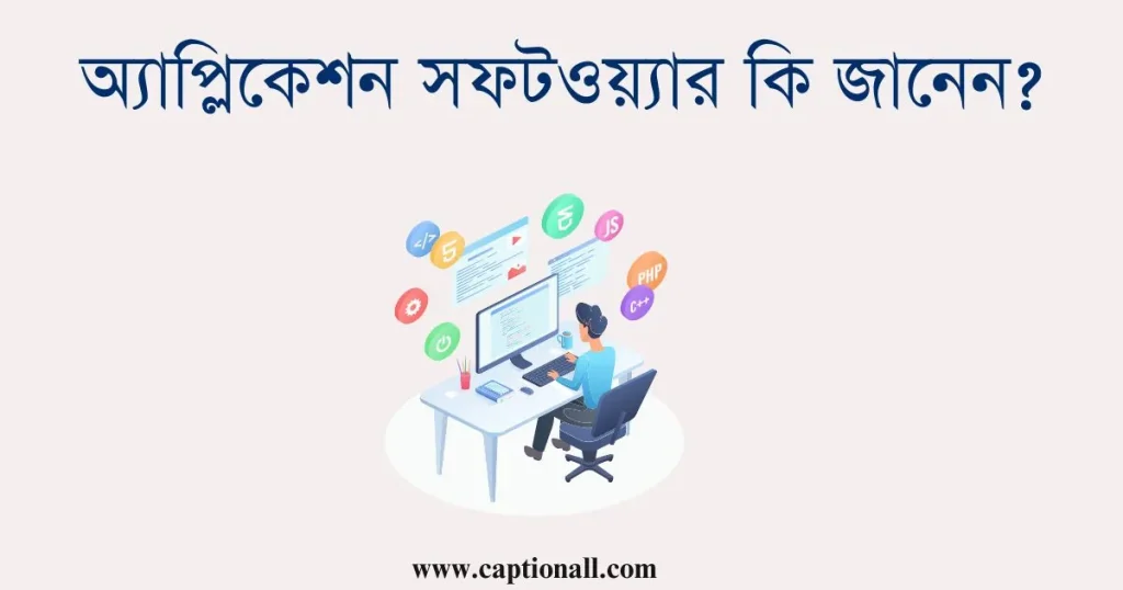 অ্যাপ্লিকেশন সফটওয়্যার কি জানেন