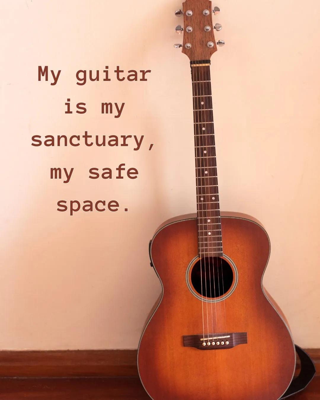 গিটার নিয়ে ক্যাপশন English ও ছবি 4