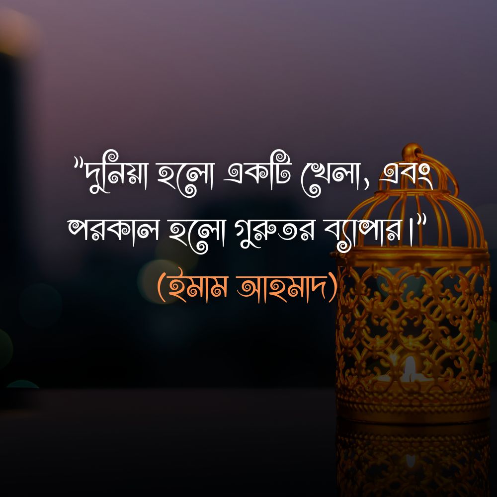 দুনিয়া নিয়ে ইসলামিক উক্তি ও ছবি ১১