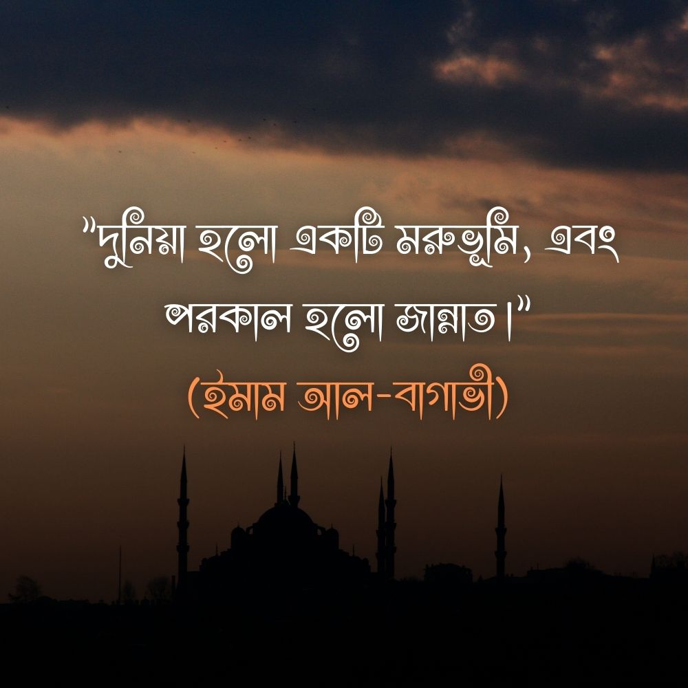 দুনিয়া নিয়ে ইসলামিক উক্তি ও ছবি ৯ (2)