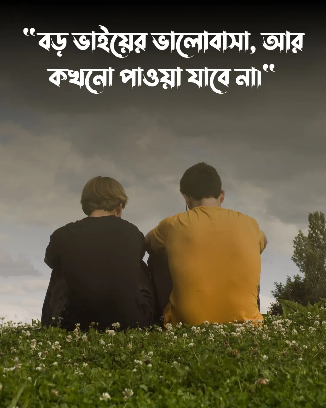 বড় ভাইকে নিয়ে কষ্টের স্ট্যাটাস ও পিক