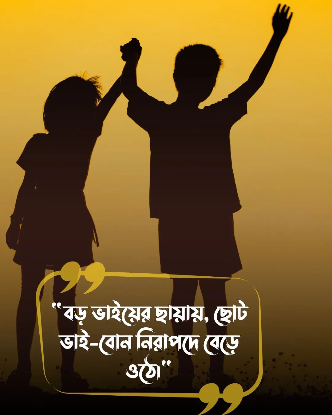 বড় ভাইকে নিয়ে ক্যাপশন ও পিক ২