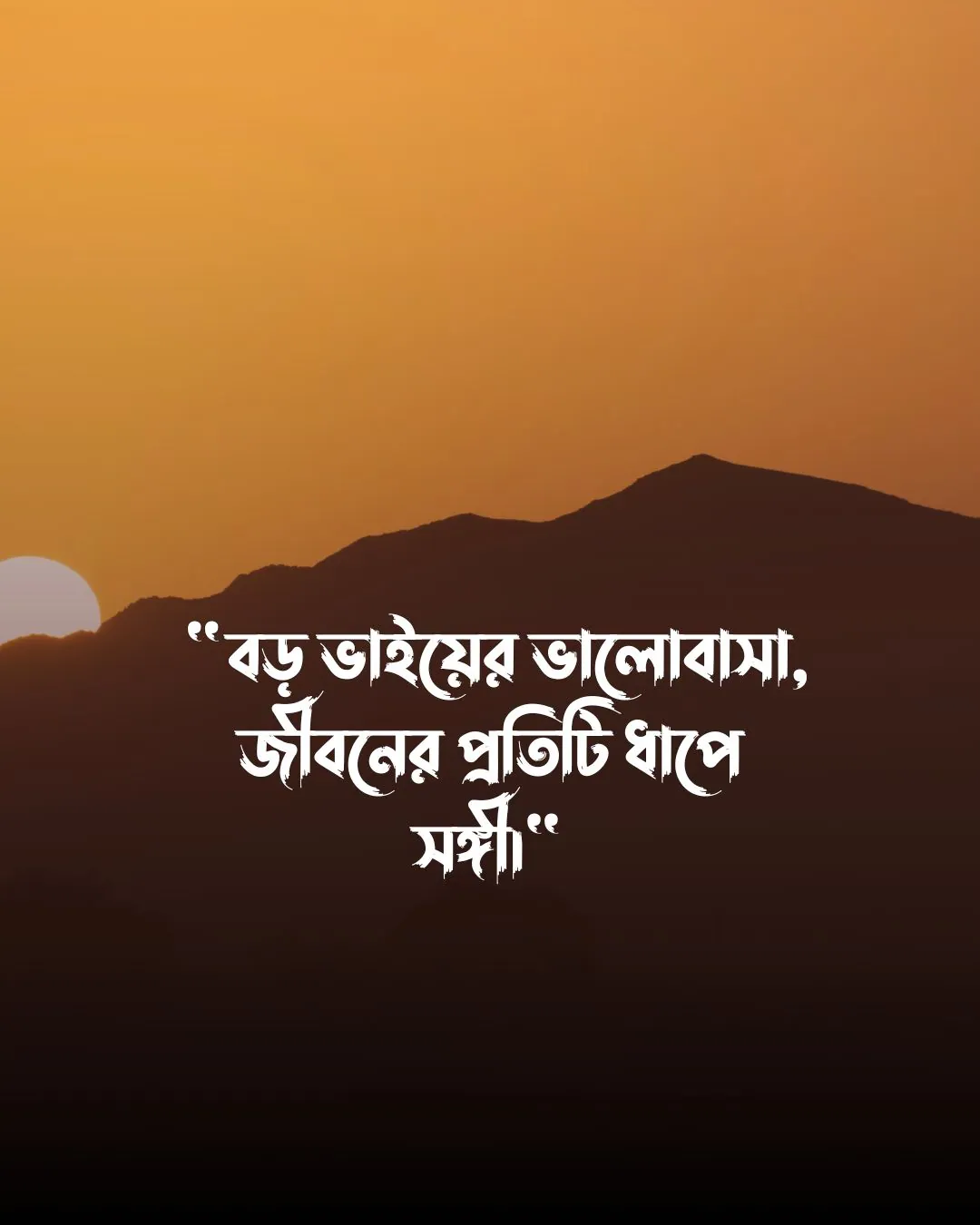 বড় ভাইকে নিয়ে ক্যাপশন ও পিক ৪