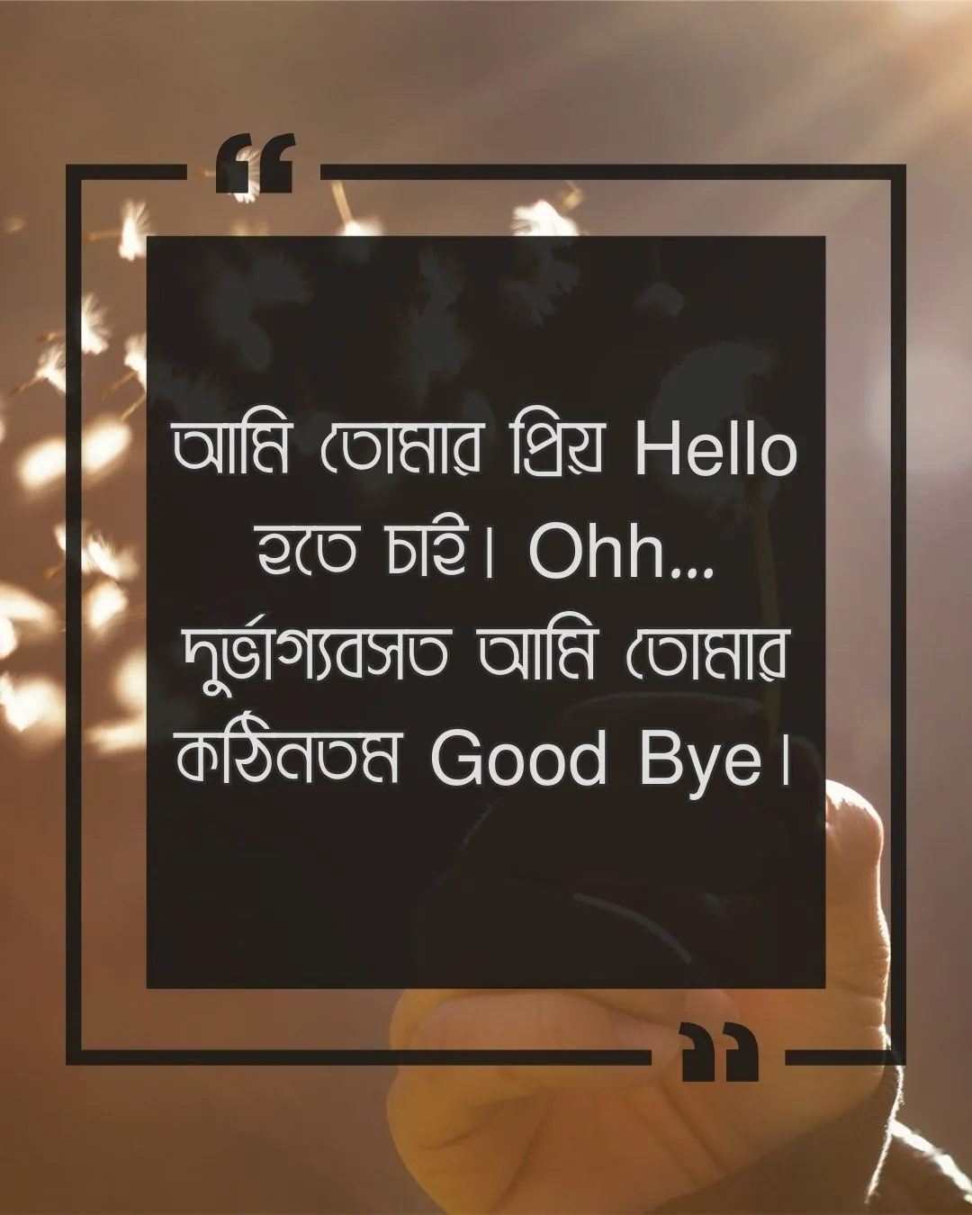 Best Attitude Caption Bangla with picture 1