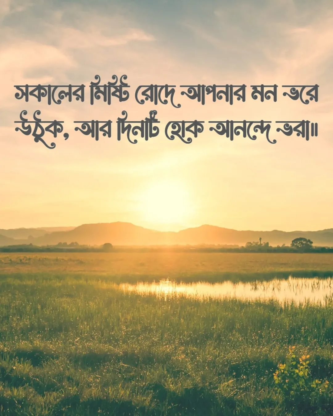 শুভ সকাল মেসেজ ও ছবি