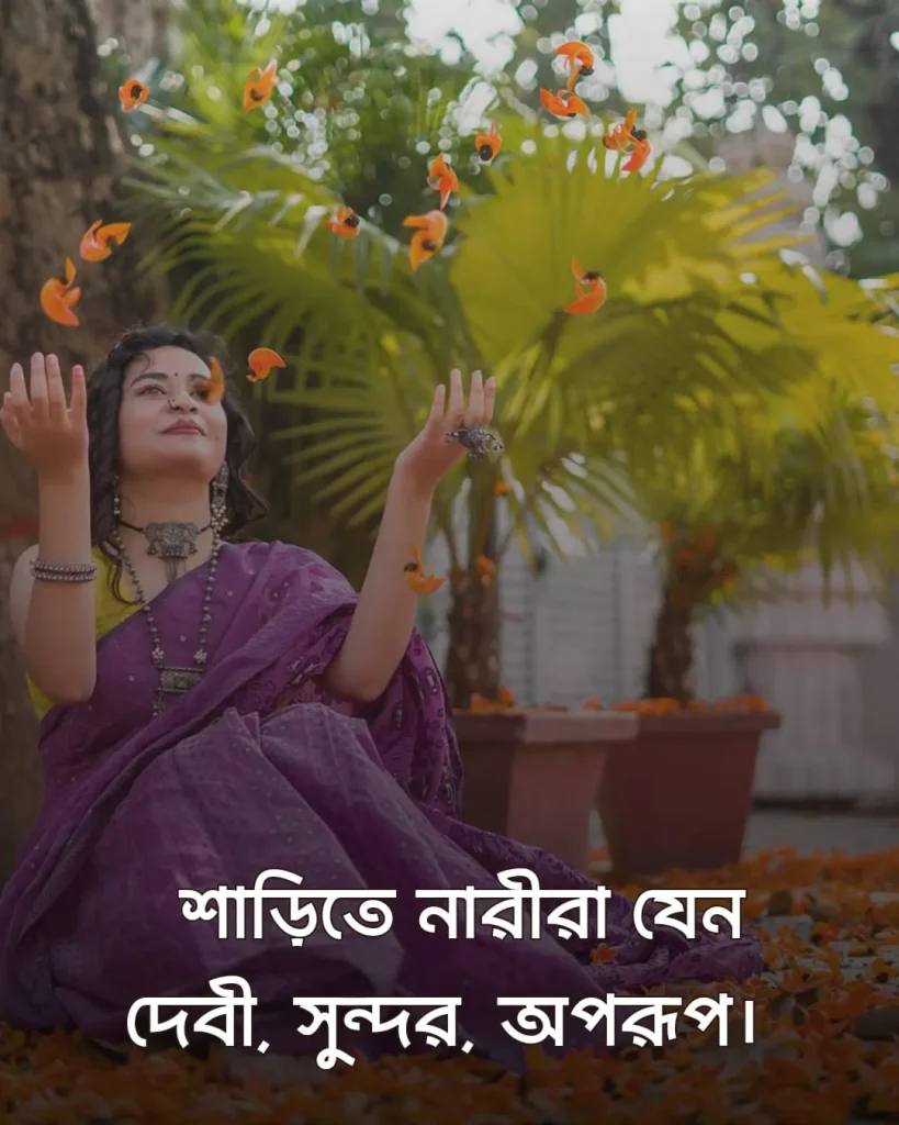 শাড়ি নিয়ে স্ট্যাটাস ও ছবি ৩