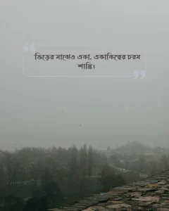 একাকিত্ব নিয়ে ক্যাপশন বাংলা ছবি ২