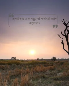 একাকিত্ব ফেসবুক স্ট্যাটাস ছবি ১