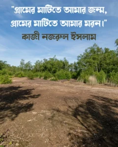 গ্রাম নিয়ে উক্তি কাজী নজরুল ইসলাম