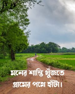 গ্রামের প্রকৃতি নিয়ে ক্যাপশন সাথে ছবি ৩