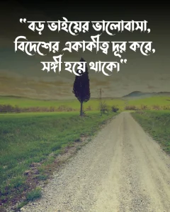 বড় ভাইকে নিয়ে স্ট্যাটাস বিদেশ যাওয়ার ও পিক (2)