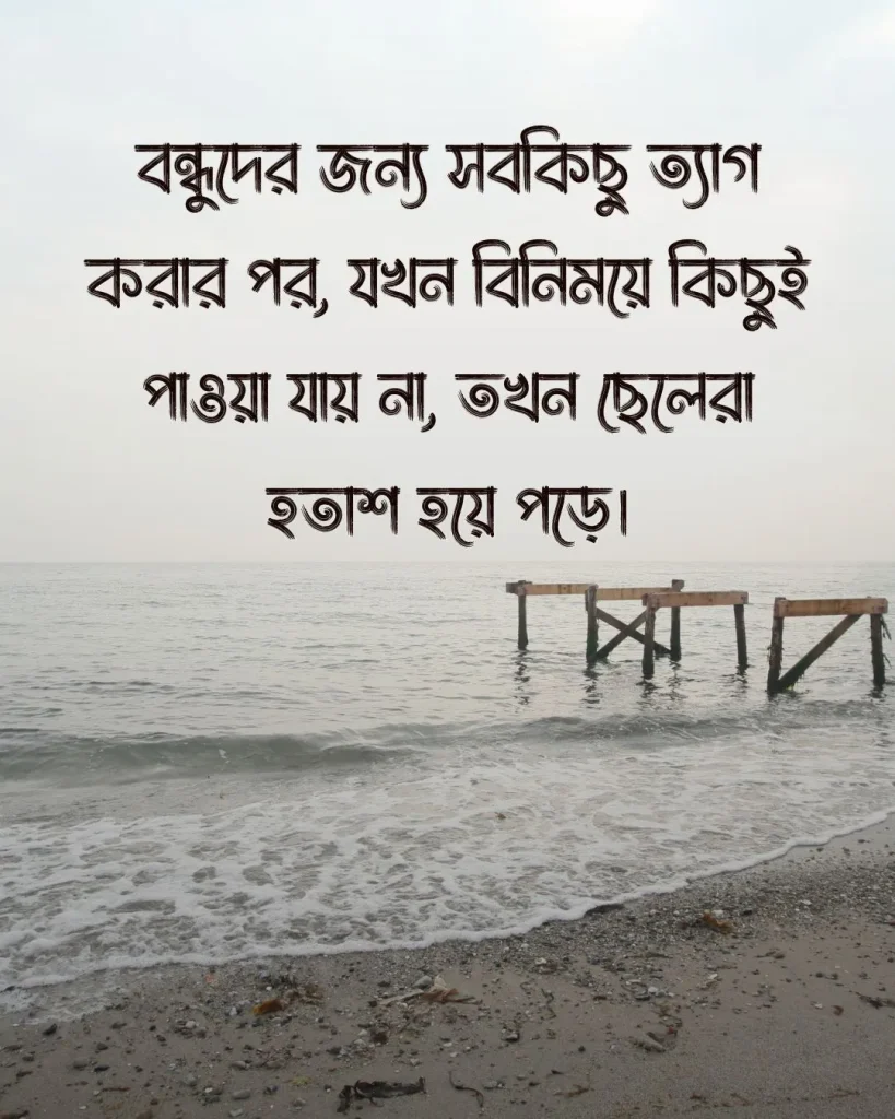 বন্ধুত্ব নিয়ে ছেলেদের কষ্টের স্ট্যাটাস সাথে পিক 4