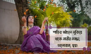শাড়ি নিয়ে ক্যাপশন, স্ট্যাটাস, কবিতা ও উক্তি