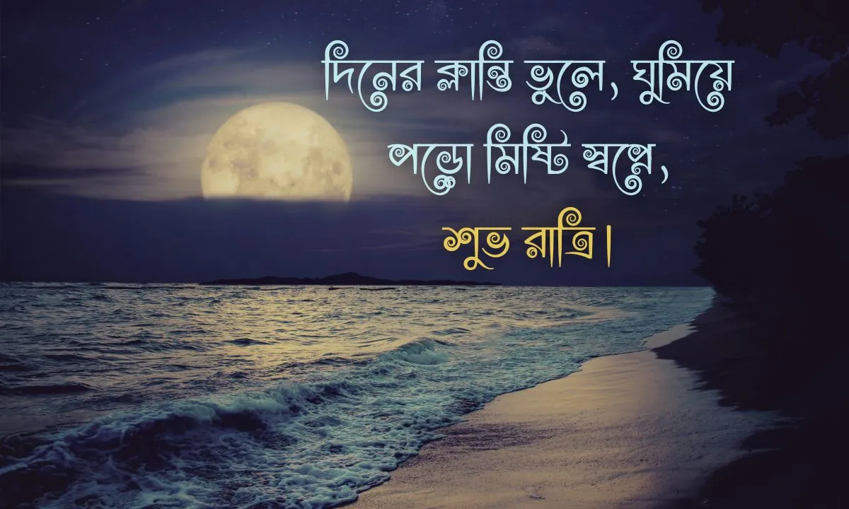 ১৮০+ শুভ রাত্রি মেসেজ, শুভেচ্ছা, স্ট্যাটাস ও ছবি ২০২৪