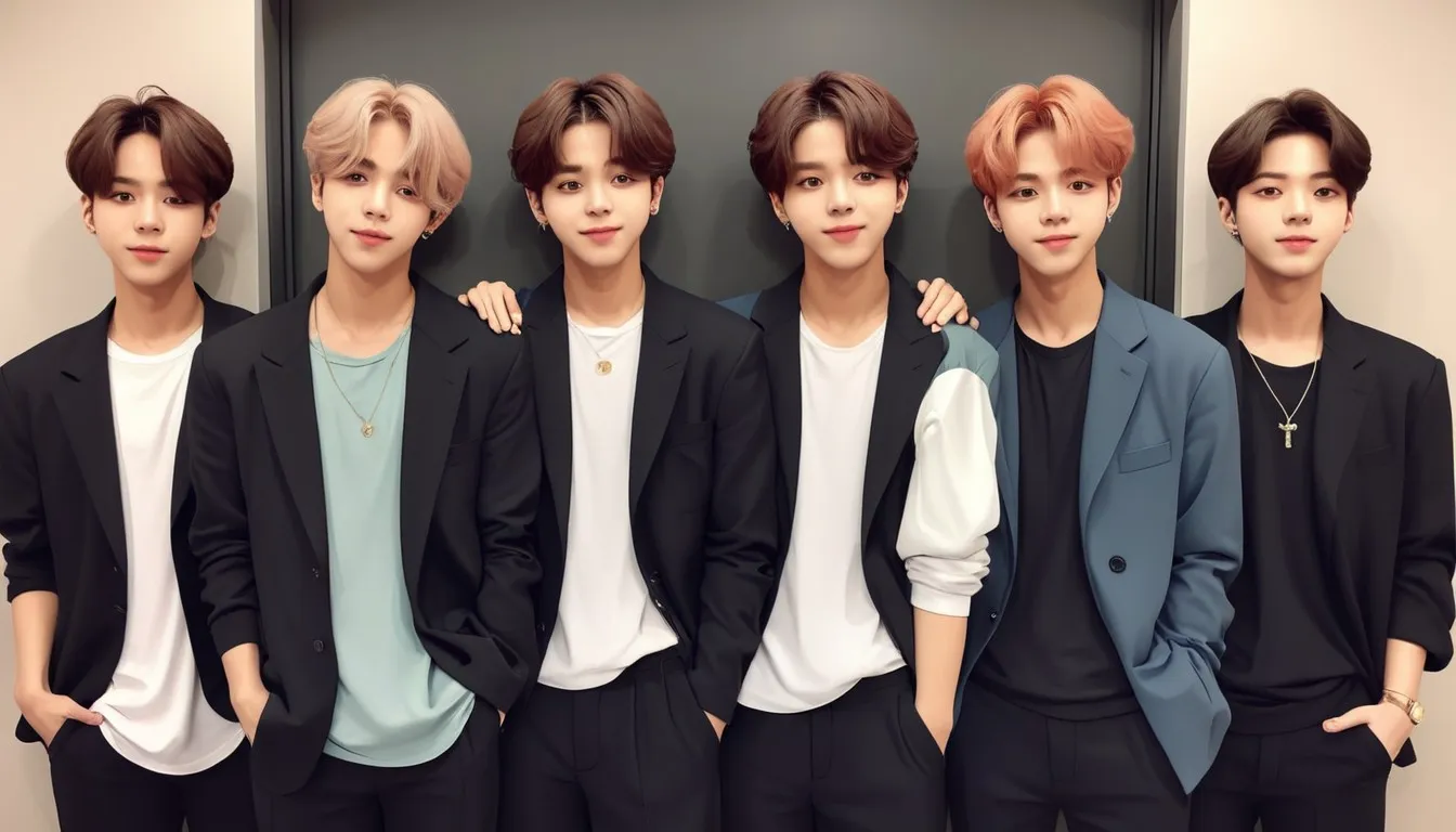 bts কাটুন ফটো ৭