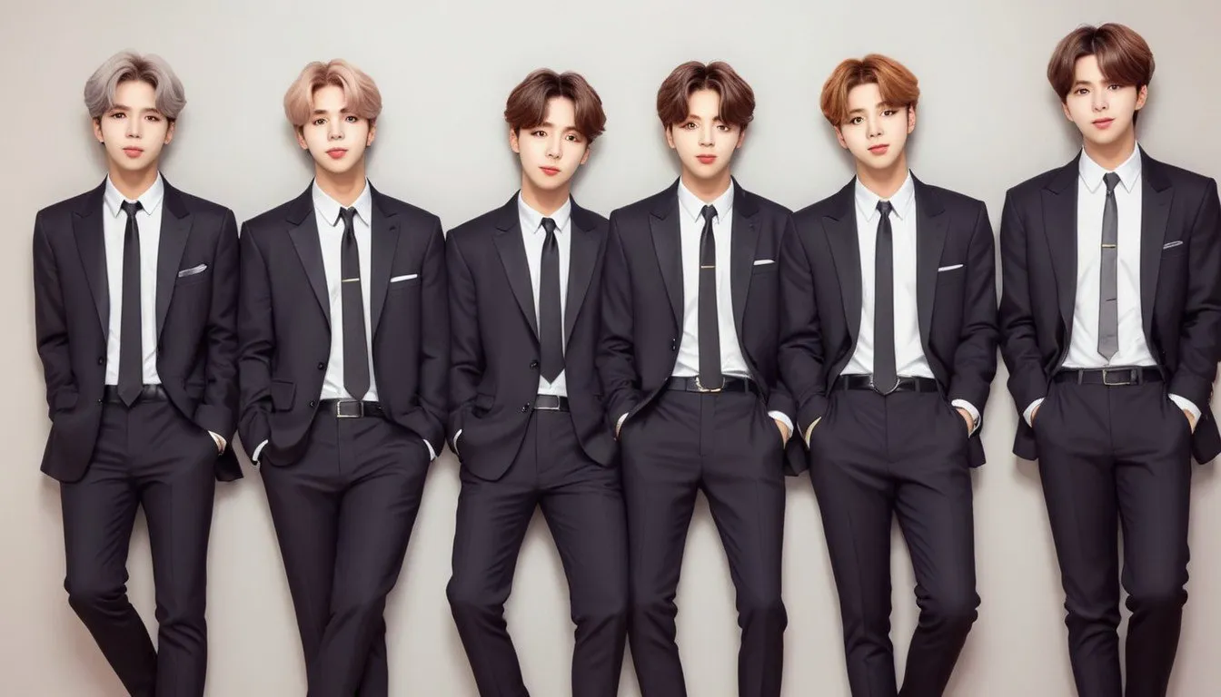 bts কাটুন  পিকচার ২