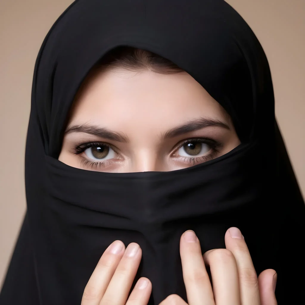 কালো বোরকা পরা প্রোফাইল পিক ৩