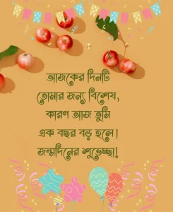 জন্মদিনের শুভেচ্ছা স্ট্যাটাস