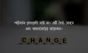 জীবন পরিবর্তন নিয়ে উক্তি ও স্ট্যাটাস