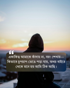 একাকিত্ব নিয়ে স্ট্যাটাস