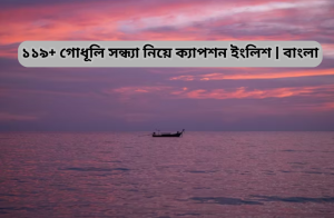 ১১৯+ গোধূলি সন্ধ্যা নিয়ে ক্যাপশন ইংলিশ বাংলা.png