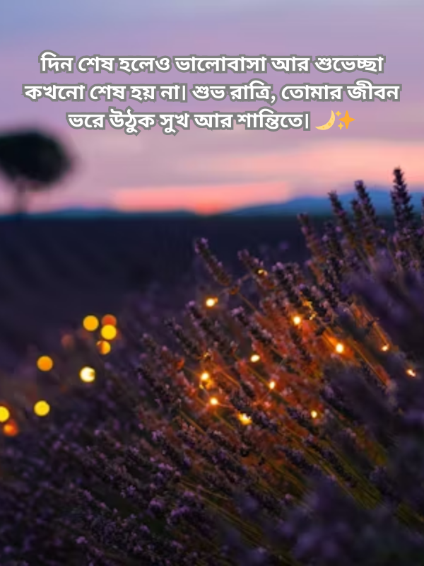 দিন শেষ হলেও ভালোবাসা আর শুভেচ্ছা কখনো শেষ হয় না