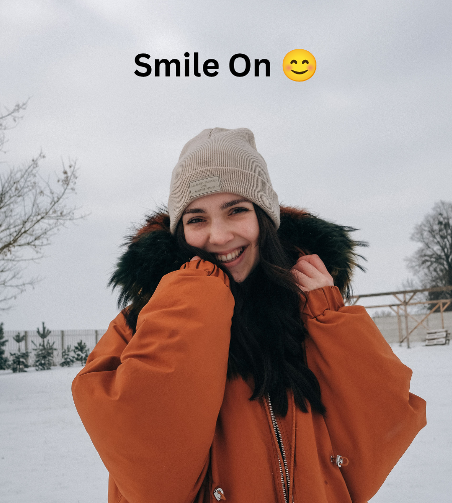 Short Smile Captions Image