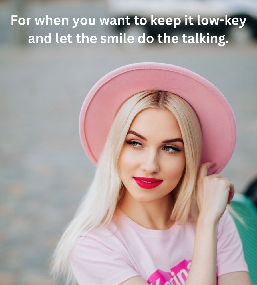 Simple Smile Captions Image