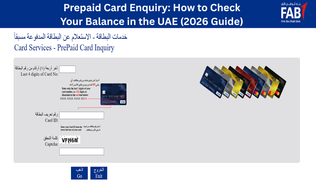 Prepaid Card Enquiry How to Check Your Balance in the UAE Image